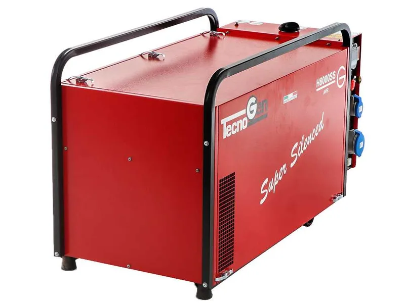 TecnoGen H8000SS - Groupe électrogène insonorisé 5.8 kW à essence - Continu 5.2 kW Monophasé