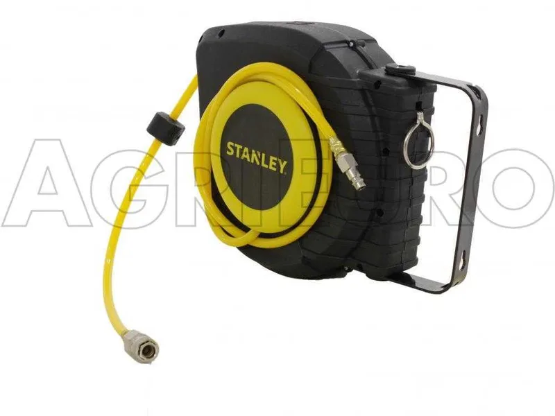 Enrouleur de tuyau pneumatique STANLEY 9 m de tuyau - Polyuréthane air comprimé pour compresseur