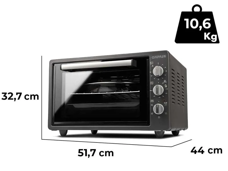 G3 Ferrari Rostò Titanium - Four électrique ventilé - 37L 1500W