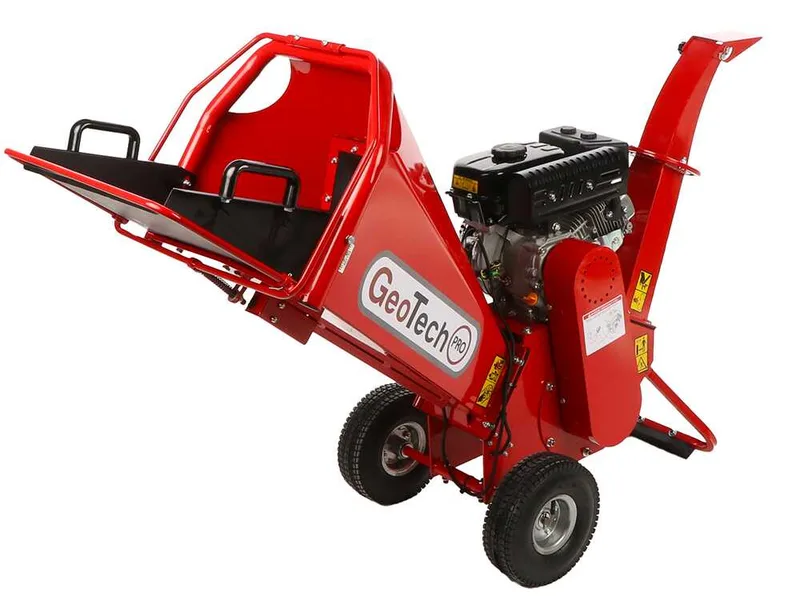 GeoTech Pro PCS70L - Broyeur de branche thermique professionnel - Moteur Loncin 7 CV