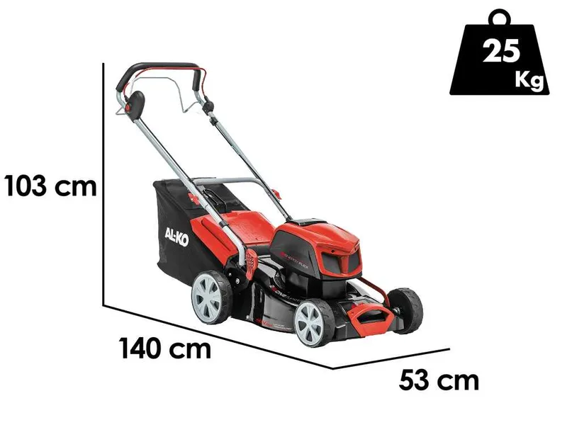 AL-KO Energy Flex 42.9 Li SP - Tondeuse autotractée à batterie - Coupe 42 cm - 36V/4,0Ah