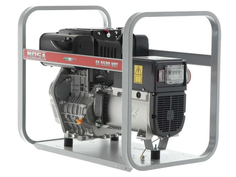 MOSA GE 6500 YDT - Groupe électrogène diesel 5.2 kW - Continue 4.6 kW Triphasé - Moteur Yanmar L 100 N