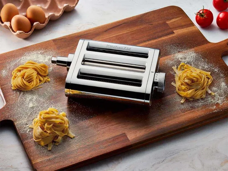 KitchenAid 5KSM3MPA – Accessoire à pâtes 3-en-1 en métal