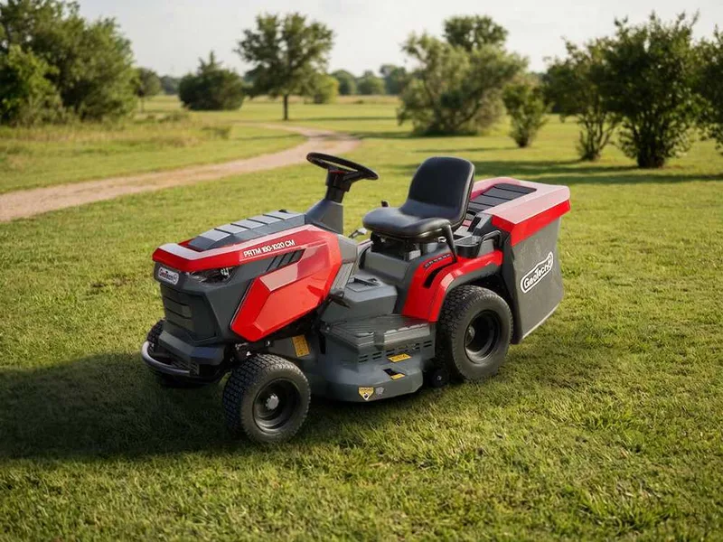 GeoTech Pro PRTM 180-1020 CM - Tracteur tondeuse - Boîte mécanique - Bac de ramassage