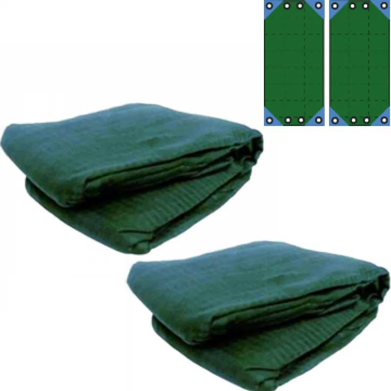 2 filets antiépines et antidéchirures pour cueillette olives 6x12m - Toile filet 95g/m2