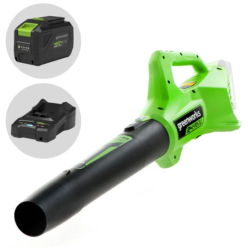 Greenworks G24ABO - Souffleur axial à batterie 24 V 8 Ah