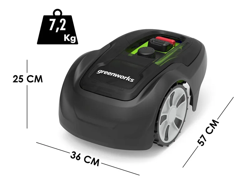 Greenworks OPTIMOW 4 - Robot tondeuse - Avec câble périphérique