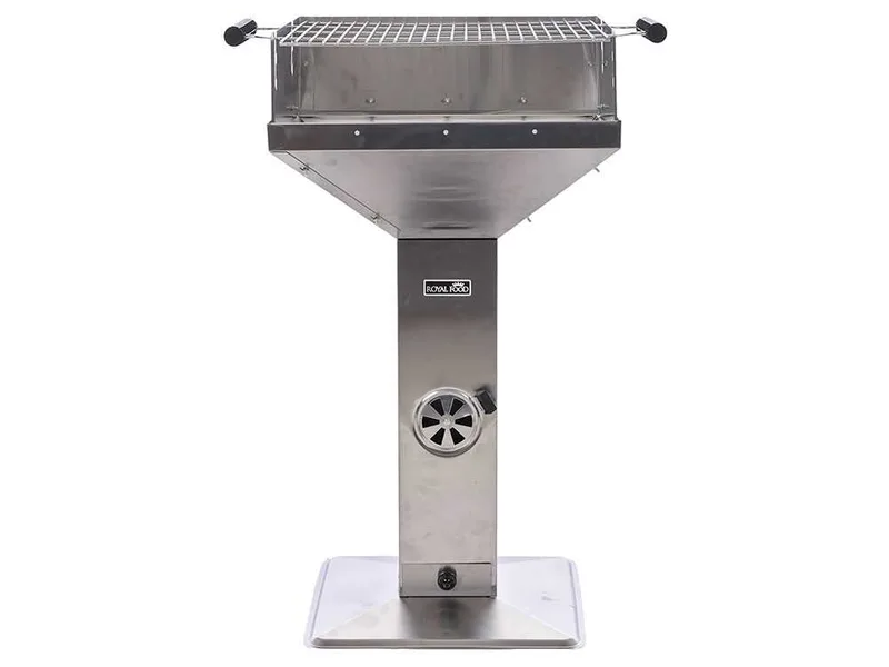 Royal Food CB 2100 - Barbecue à charbon - Grille en acier inox
