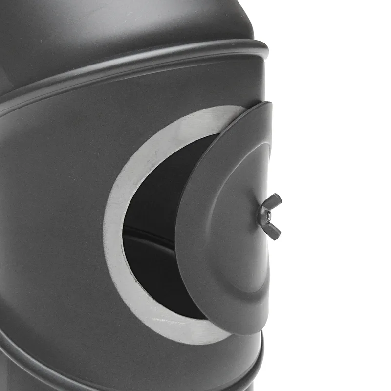 Raik Basic coude de tuyau de fumée 160 mm gris fonte 0–90° avec porte pour tuyau de fumée / conduit de fumée