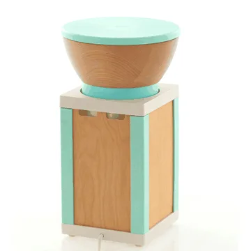 Komo KoMoMio vert d'eau - Moulin à farine en hêtre avec meules en pierre - 360W