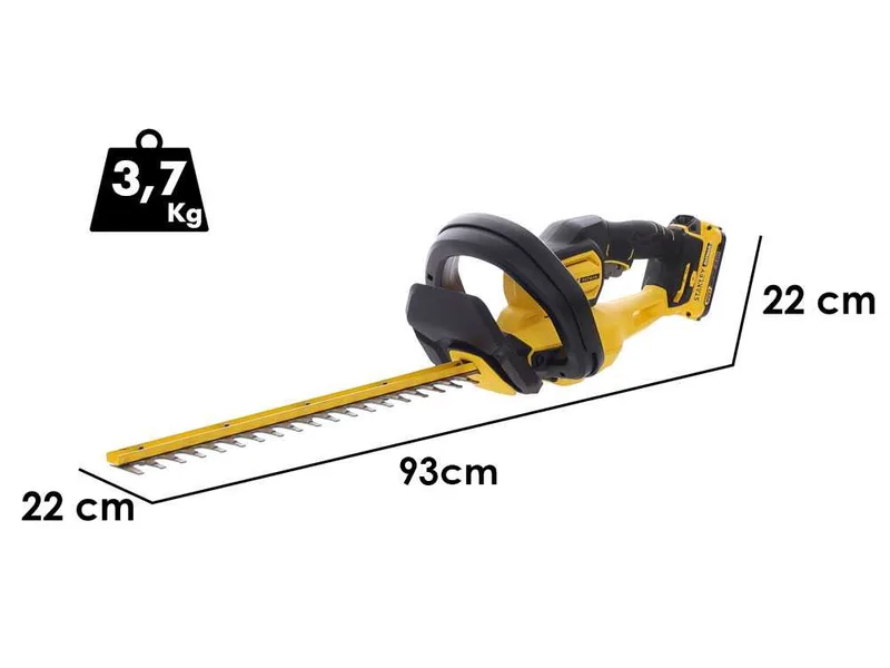 STANLEY Fatmax SFMCHT655 - Taille-haie à batterie - 18 V 4 Ah - Lame de 55 cm