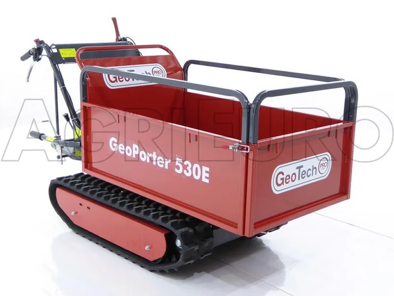 Brouette à moteur GeoTech Pro GeoPorter 530E, benne extensible charge 500 kg