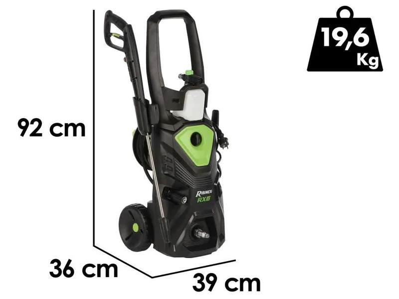 Ribimex RX6 - Nettoyeur haute pression à eau froide - 180 bar max - Débit 460 lt/h