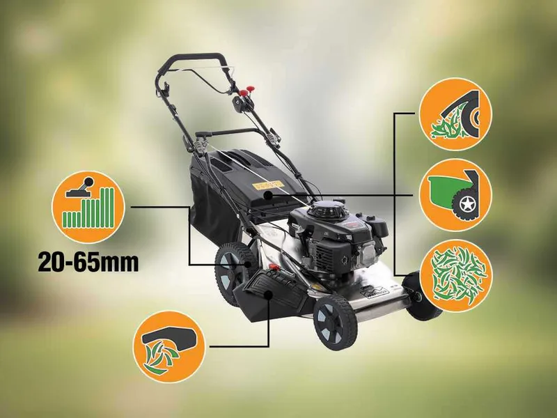 Marina Systems MX 57 SH 3V - Tondeuse à gazon thermique tractée - Moteur thermique Honda GXV 160