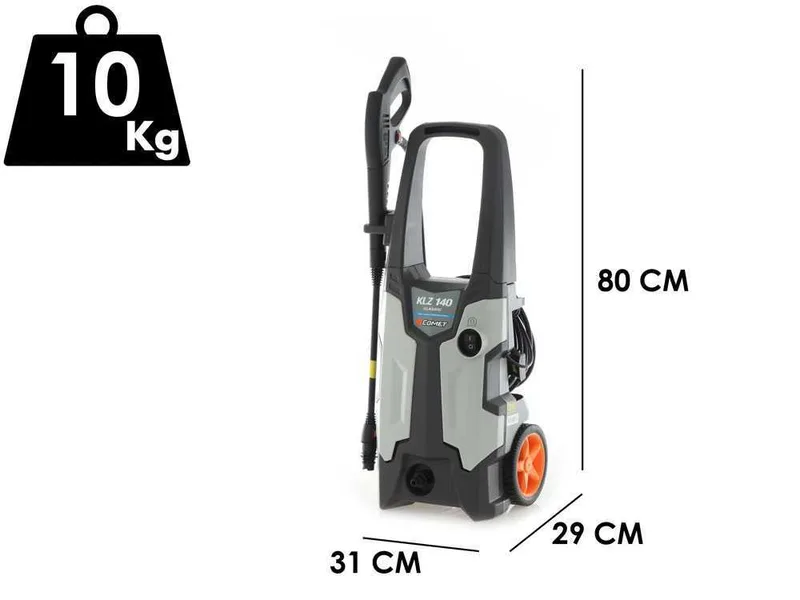 Nettoyeur haute pression à eau froide Comet KLZ 140 Classic - Pression maximale 140 bars