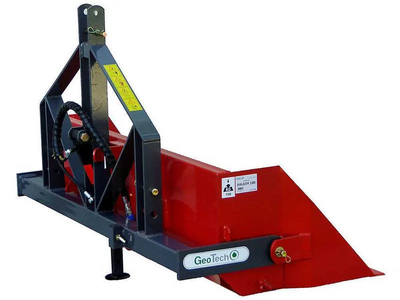 Godet hydraulique pour tracteur GeoTech de 180 cm - Série Lourde - Charge 700 Kg