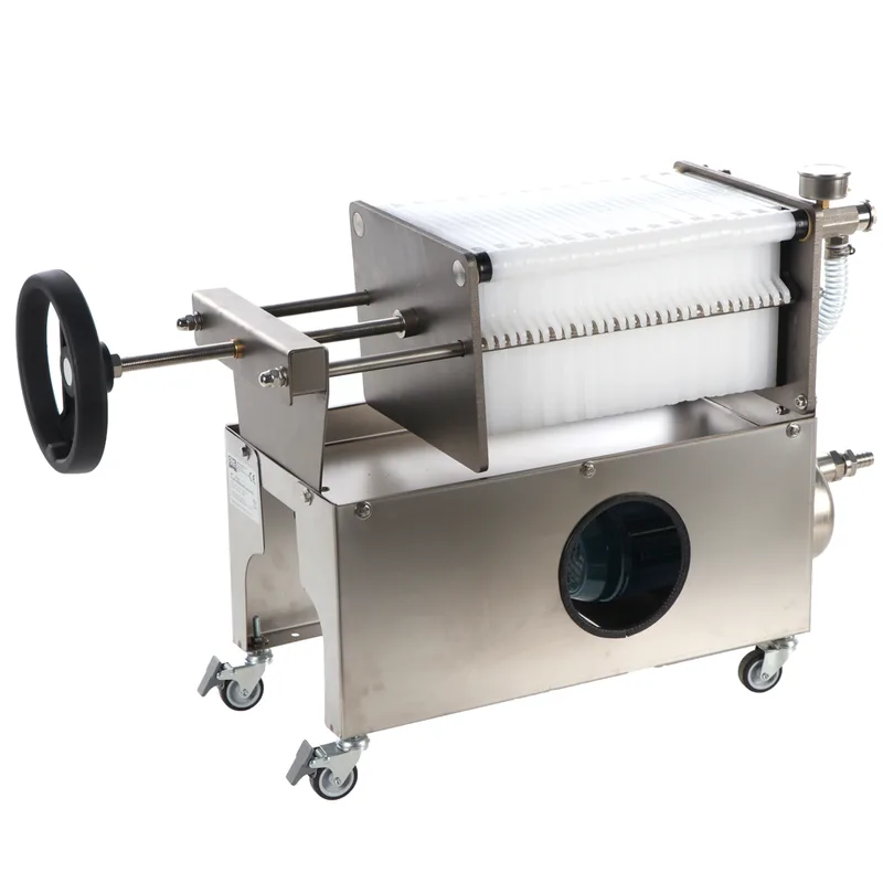 Grifo Professional Inox 30 - Filtre pour vin à plaques - Pompe œnologique pour filtrer le vin