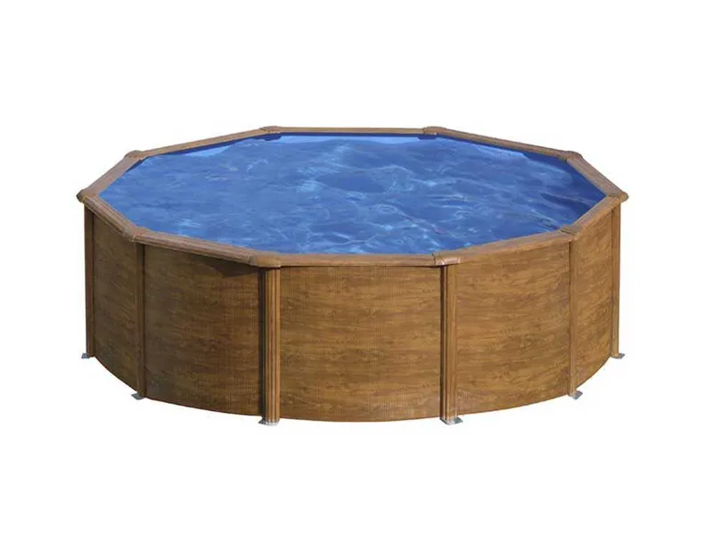 Gre Pacific Ronde Ø460 x 120 cm - Piscine hors-sol en acier