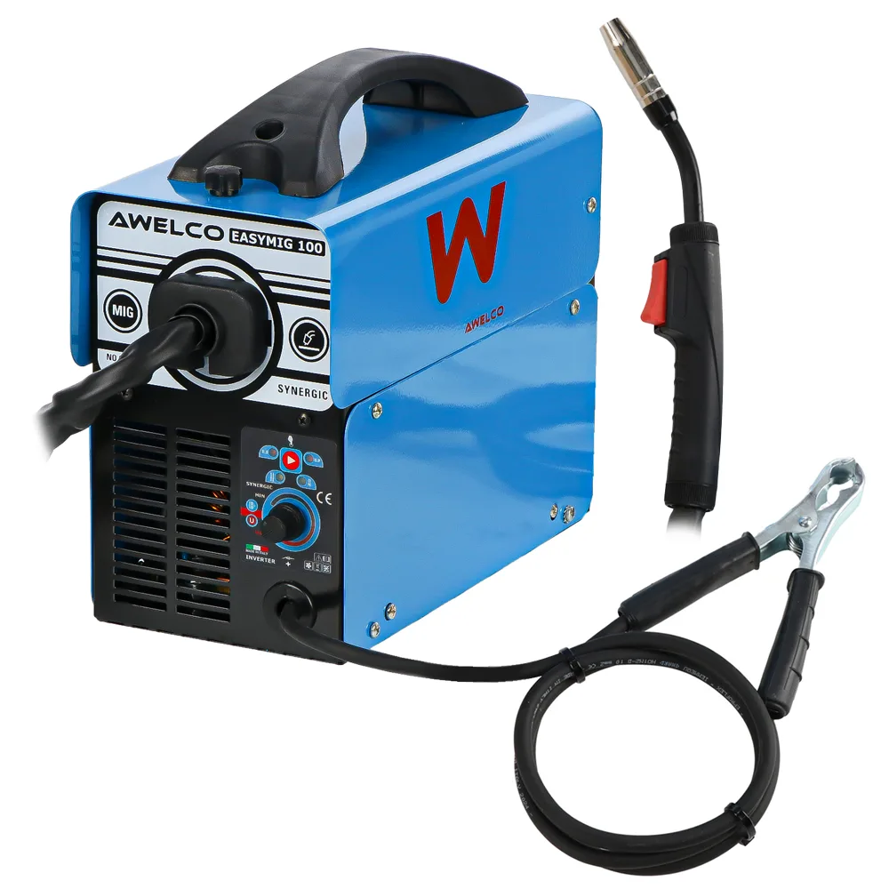 Awelco EASYMIG 100 - Poste à souder Inverter (MIG) - Pour soudage sans gaz