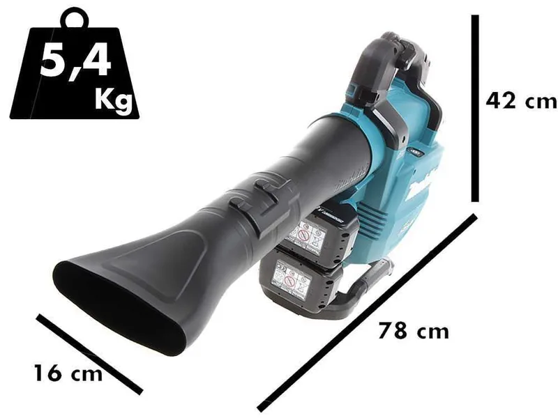 Makita DUB363 - Souffleur aspirateur à feuilles sans fil - 36 V 5 Ah