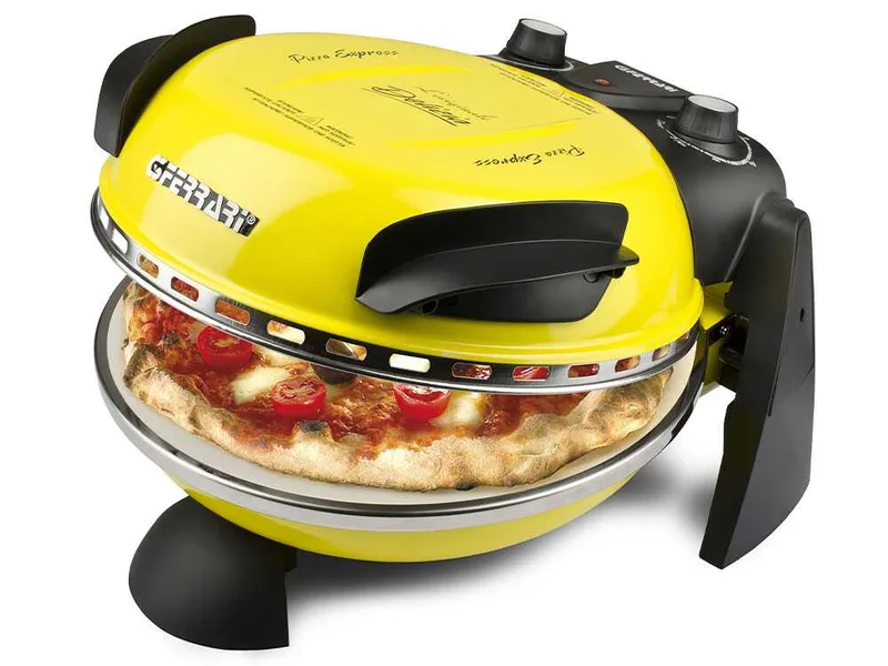 G3 Ferrari Delizia Jaune - Four à pizza électrique - Pierre réfractaire