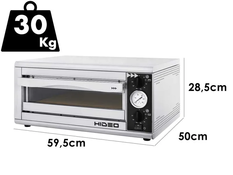 Prismafood HIDEO 1/40 - Four électrique à pizza - 1600 W