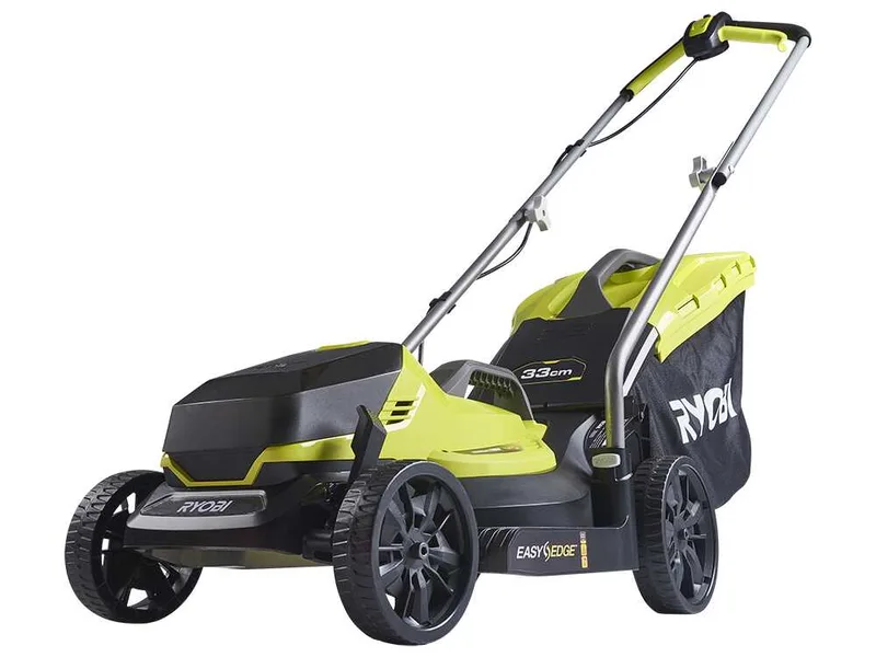 Ryobi OLM1833B - Tondeuse à gazon à batterie 18 V/4 Ah - Largeur de coupe 33 cm