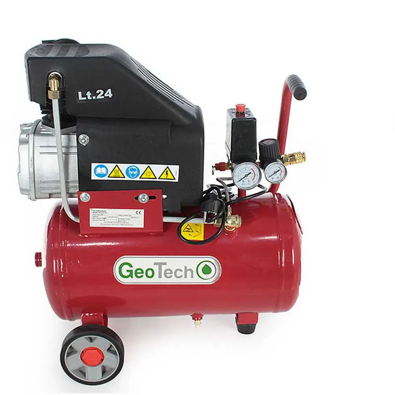 GeoTech AC 24.8.20 - Compresseur d'air électrique de 24 L air comprimé - moteur 2 CV
