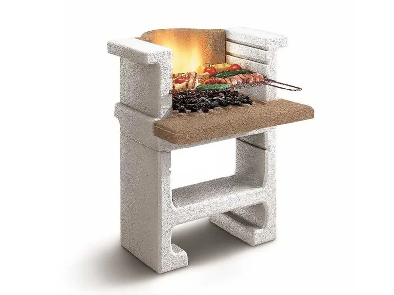 Palazzetti Trani - Barbecue en maçonnerie à bois et à charbon