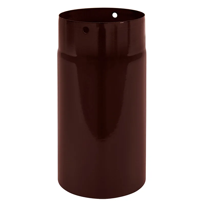 Tuyau de fumée / Tuyau de poêle émaillé 150mm - 250mm Marron