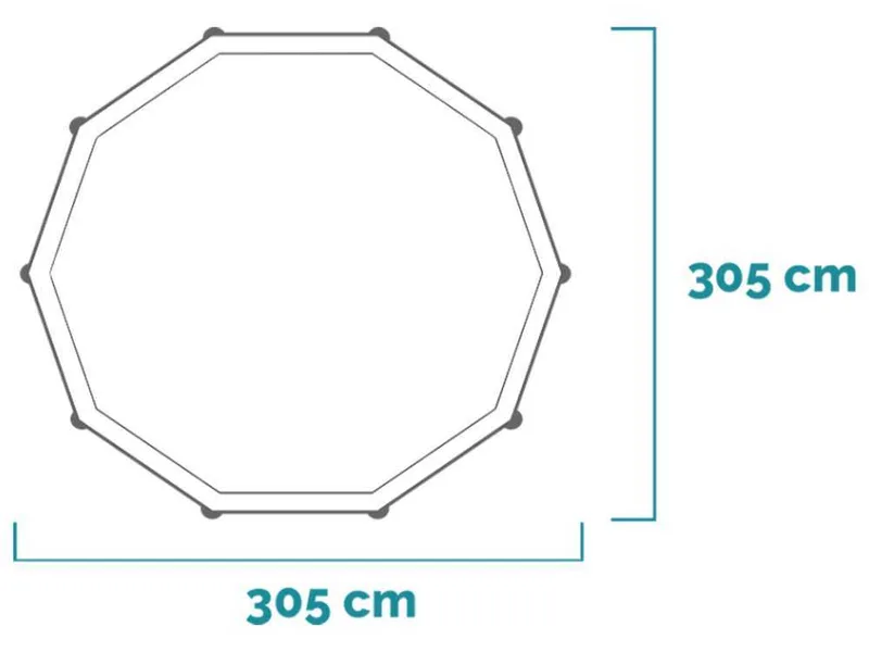 Intex Prisma Frame 26702NP - Ø305x76 cm - Piscine Ronde + Épurateur à cartouche
