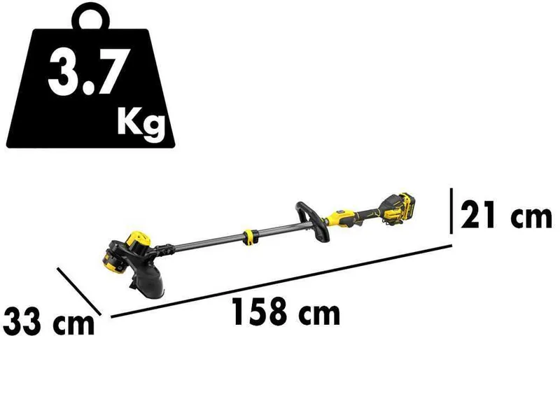 Coupe-bordures électrique à batterie brushless stanley fatmax V20 - 18V - 4AH