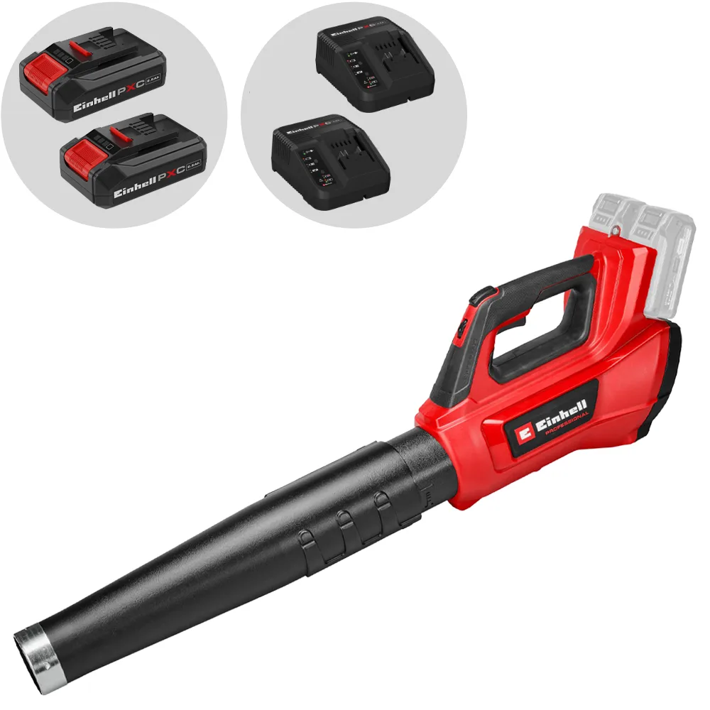Einhell GP-LB 36/230 Li E BL - Souffleur de feuilles à batterie - 36 V - 2 x 18 V / 2,5 Ah