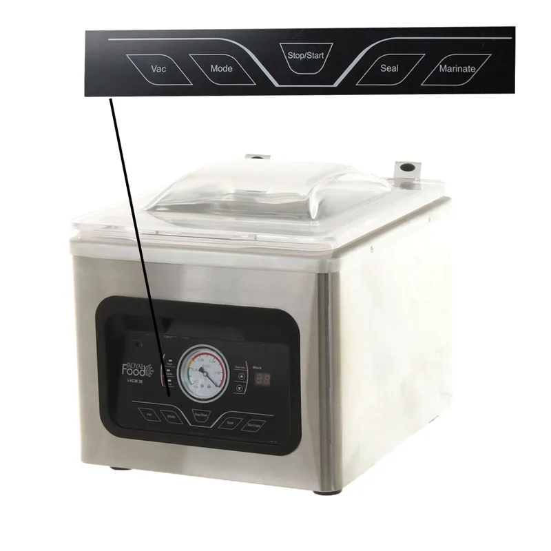 RoyalFood i-VCM 30 - Machine sous-vide à cloche - Barre de soudure de 28.5 cm