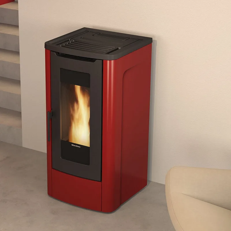 Extraflame Dahiana Plus AD Poêle à granulés Traditional Line bordeaux