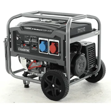 BlackStone BG 11050 - Groupe électrogène sur chariot à essence avec AVR 7.8 kW - Continue 7.5 kW Full-Power