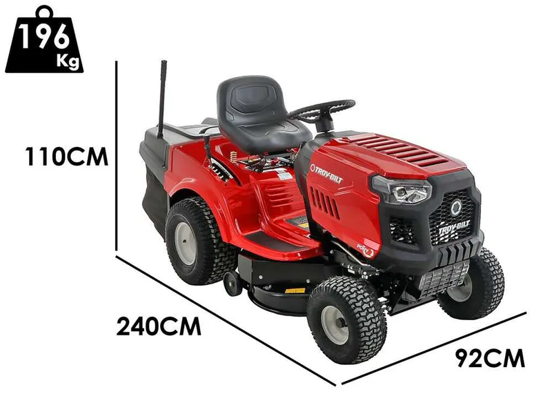 Troy Bilt Pony 927T-R - Tracteur tondeuse - transmission transmatic - bac de ramassage