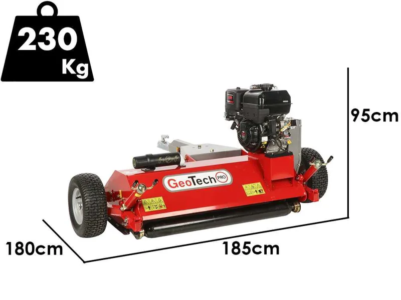 GeoTech Pro GTFM 120 BSE - Tondeuse débroussailleuse pour quad - B&S XR2100
