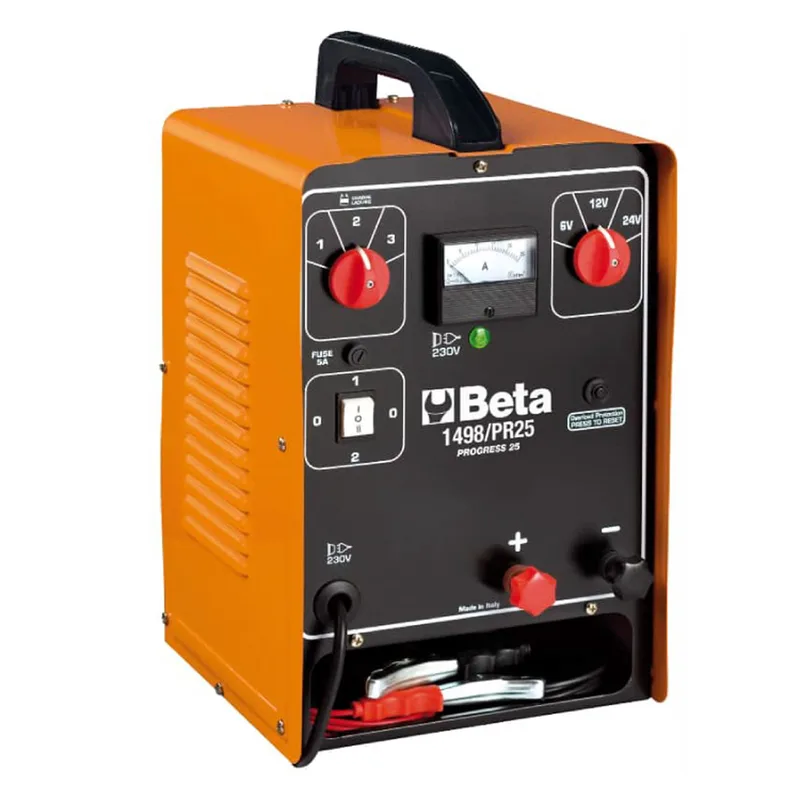 Beta 1498/PR25 - Chargeur portable - 6/12/24 V - Monophasé