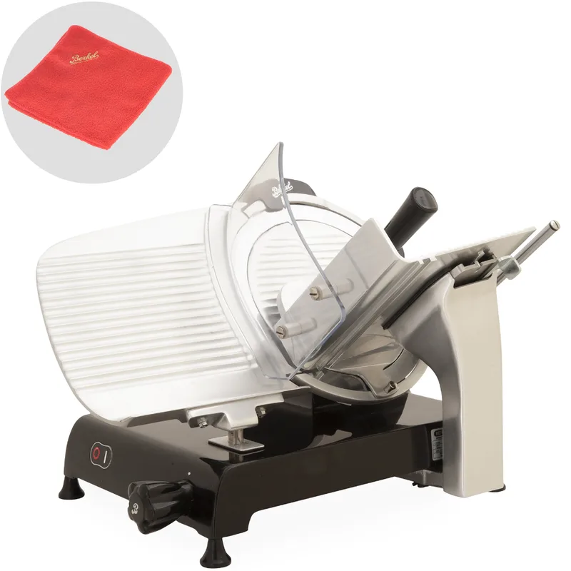 Berkel Red Line 300 Noire - Trancheuse avec lame en acier chromé de 300 mm