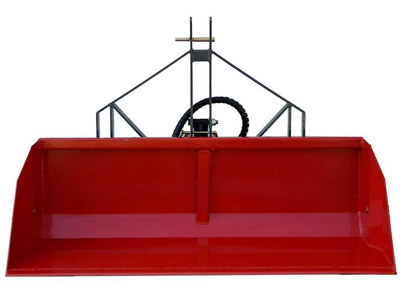 Godet à tracteur hydraulique GeoTech de 160 cm - Série Lourde - Charge 700 kg