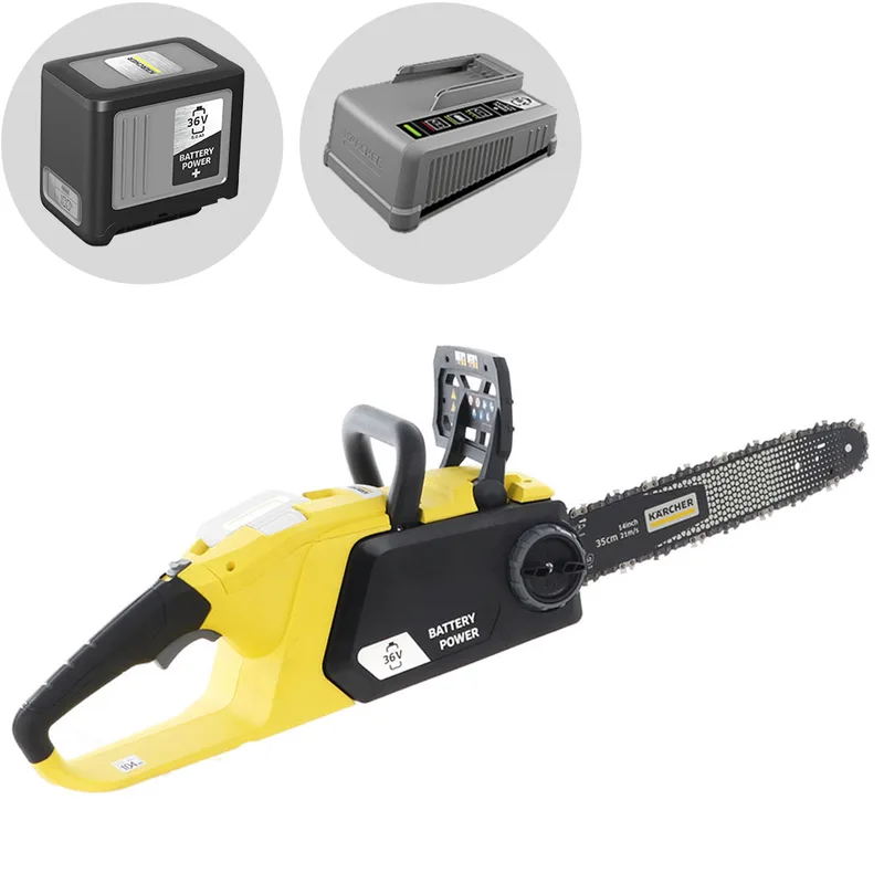 Karcher CNS 36-35 - Tronçonneuse à batterie 36V 6 Ah - Lame de 35 cm