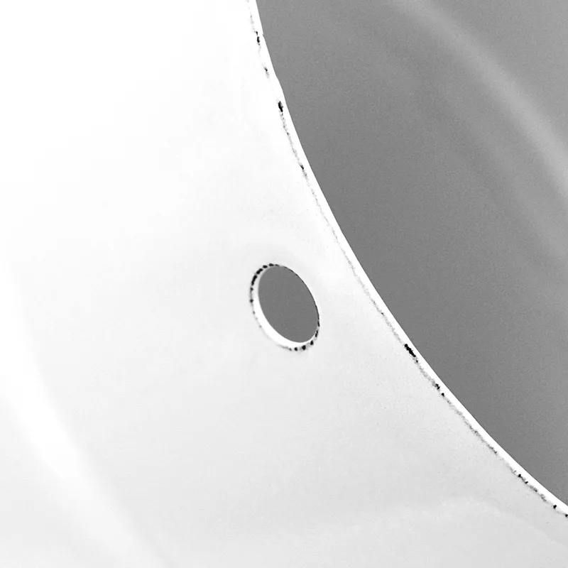 Coude de conduit de fumée / Coude de tuyau de poêle émaillé 150 mm - Coude lisse à 45° Blanc