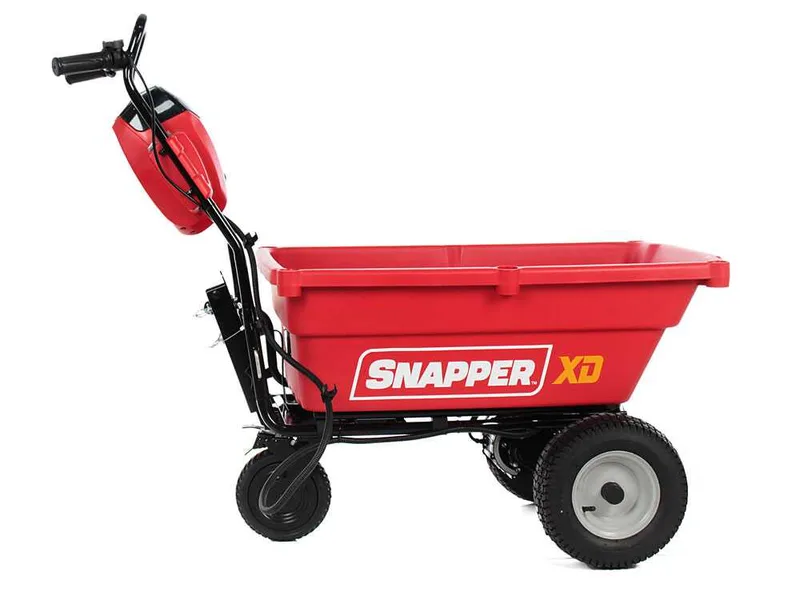 Brouette électrique à roues Snapper ESXDUC82 - Brouette autotractée à batterie 2Ah/82V