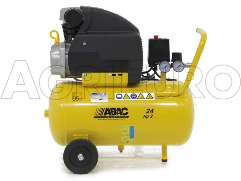 Abac pole position B20 - Compresseur d'air électrique monophasé - Moteur 2 CV - 24 L