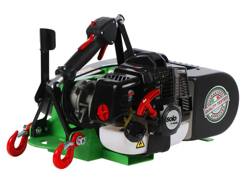Docma VF155 Automatic Ultralight - Treuil forestier - moteur Solo HP50E-A - Câble en dyneema Ø 5mm de 80m
