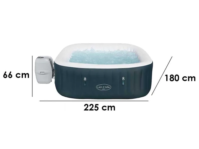 Bestway Lay-Z-Spa Ibiza AirJet 6002U - Ø180x66 cm - Spa gonflable pour 4-6 personnes