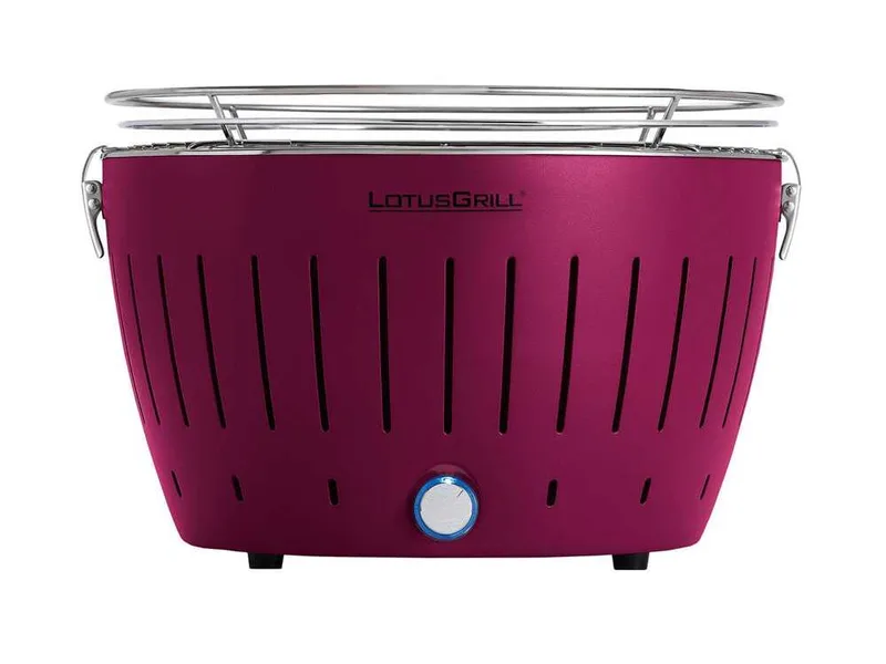 LotusGrill LG G34 U PU - Barbecue portable d'extérieur - Coque violette