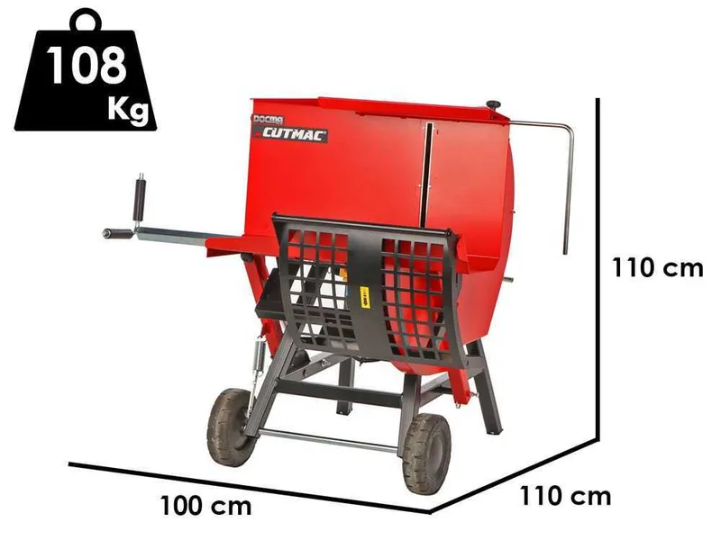 Docma Cutmac TT600 - Scie à bûches circulaire à chevalet - 230V