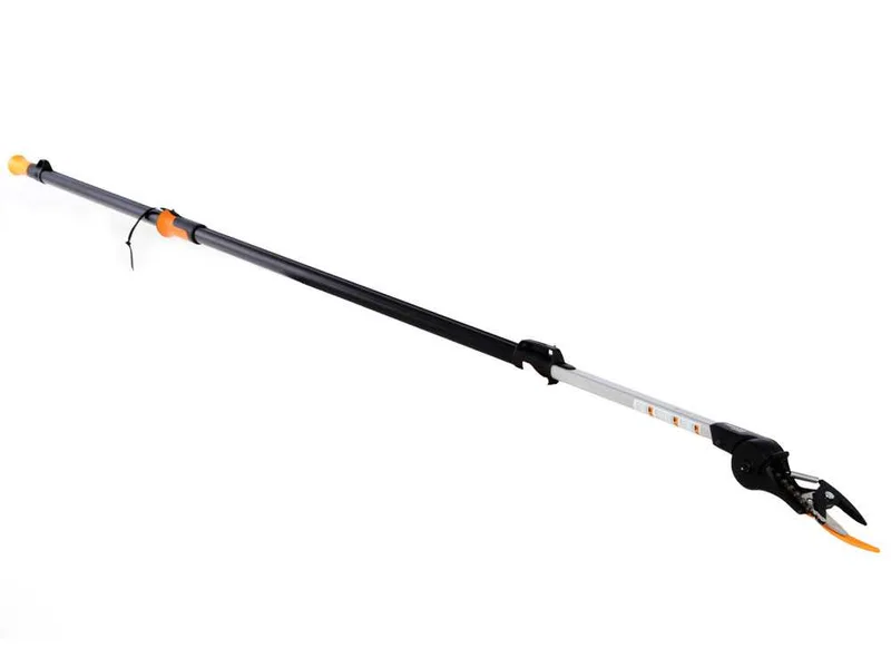 Fiskars UPX86 - Coupe-branches télescopique professionnel - perche de 240/400 cm + scie - Ø 32 mm